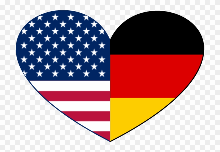Archrivals Goss International And Manroland Web Systems - German And American Flags Together Clipart