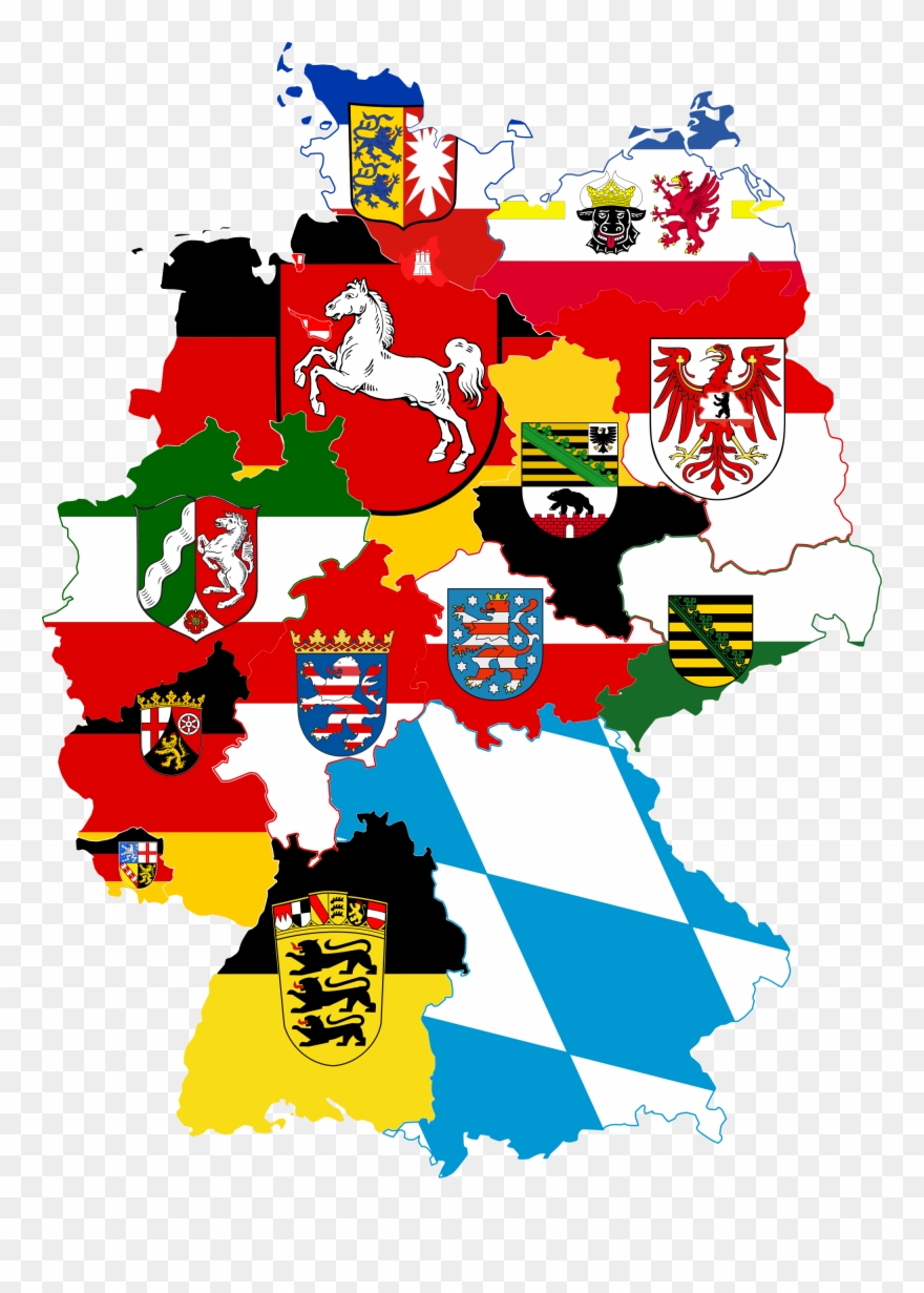 Open - Germany Subdivisions Flag And Map Throw Blanket Clipart