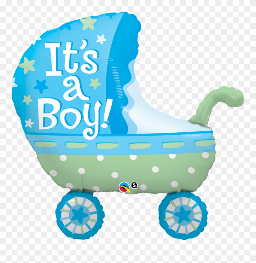 Zoom - Its A Boy Stroller Clipart