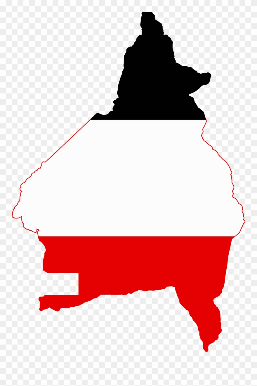Flag Map Of German Kamerun (1884- 1919) - Kamerun Clipart