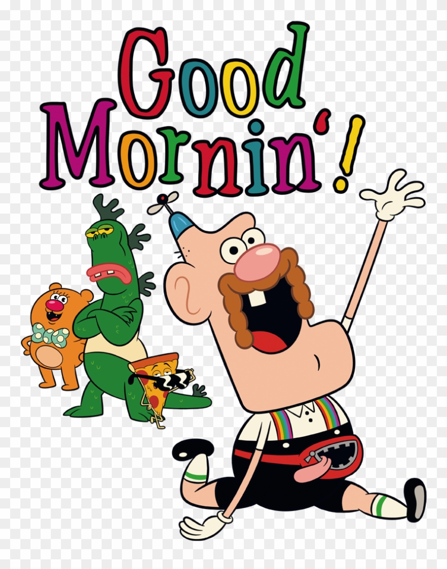 Uncle Grandpa Good Mornin Women's T-shirt - Cartoon Network: Uncle Grandpa Good Mornin' Dvd Clipart