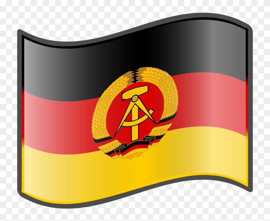 Nuvola East German Flag - East German Flag Clipart