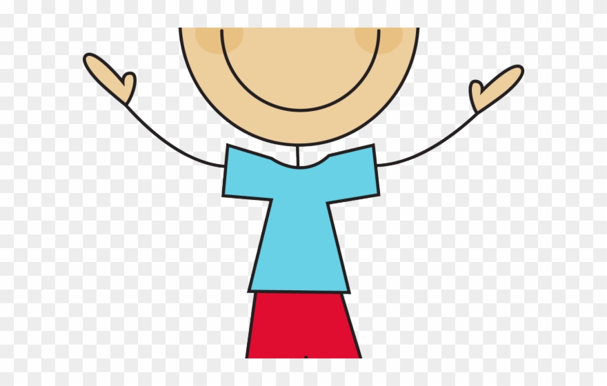 Sadness Clipart Serious Boy - Stick Figure - Png Download