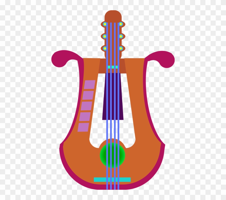 Greek Classical Vector Image Illustration Of From - Musical Instrument Clipart