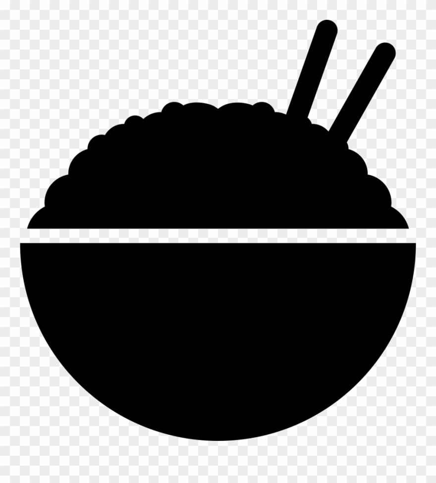 Bowl With Svg Png Icon Free Download - Rice Bowl Vector Clipart