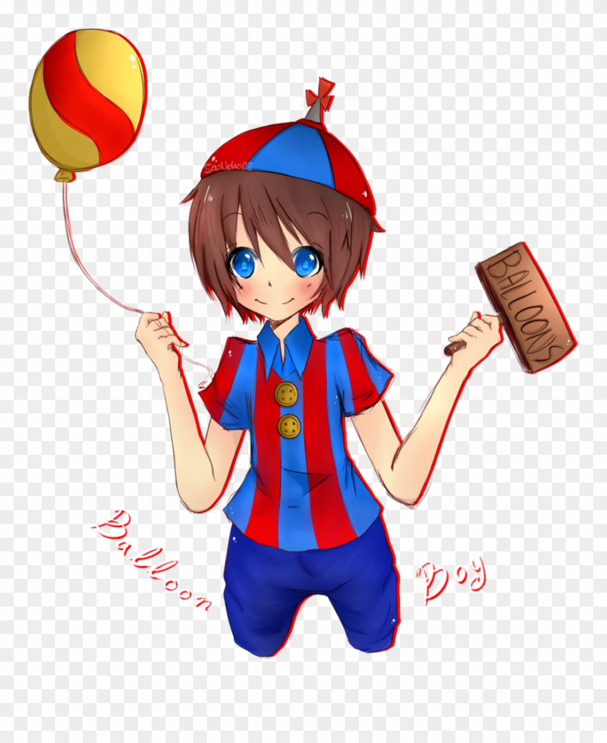 Boy By Saineko On - Balloon Boy Fnaf Anime Clipart