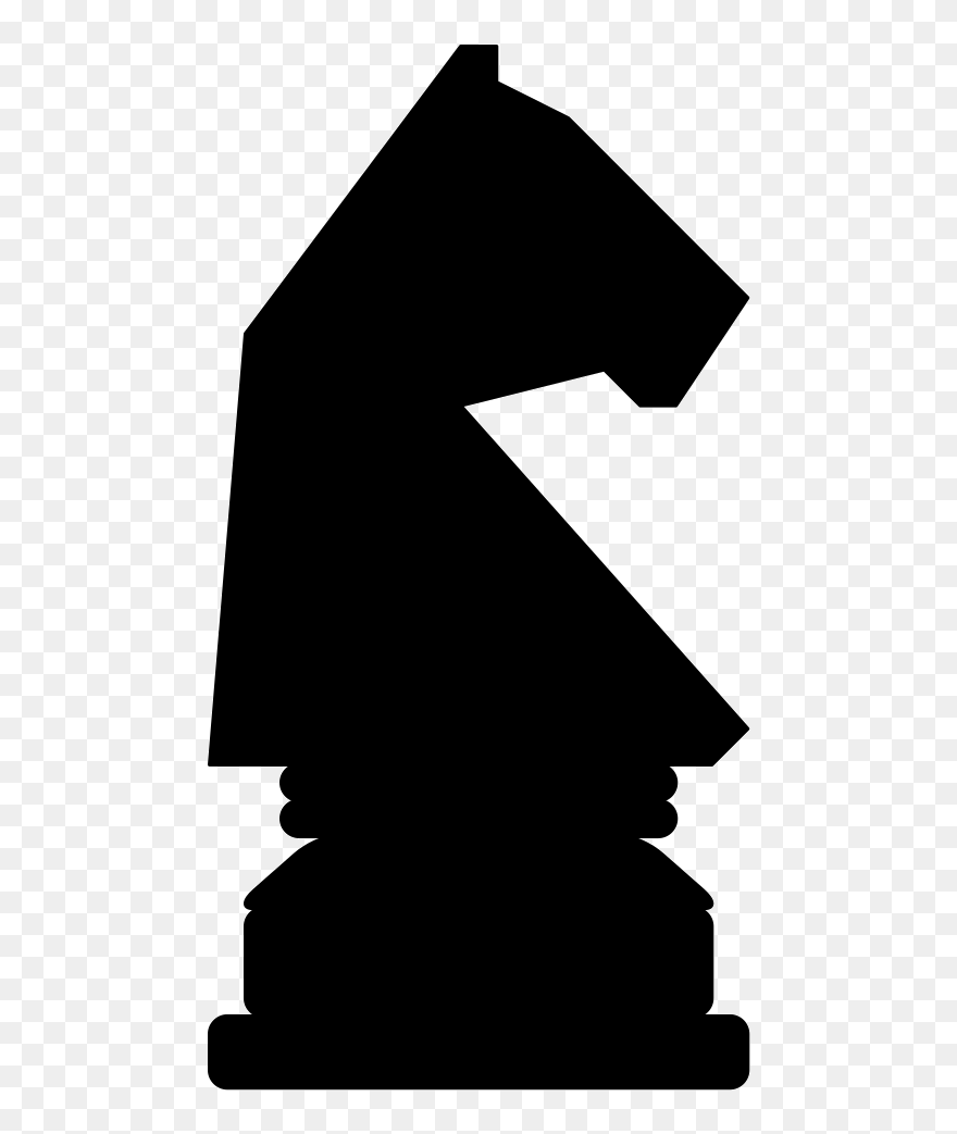 Chess Piece,board - Chess Knight Silhouette Clipart