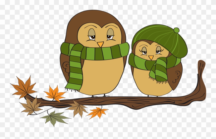 Autumn Equinox - Owl Fall Clip Art - Png Download