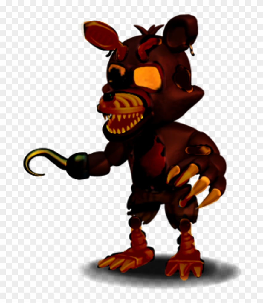 Fnaf Sticker - Adventure Phantom Nightmare Foxy Clipart