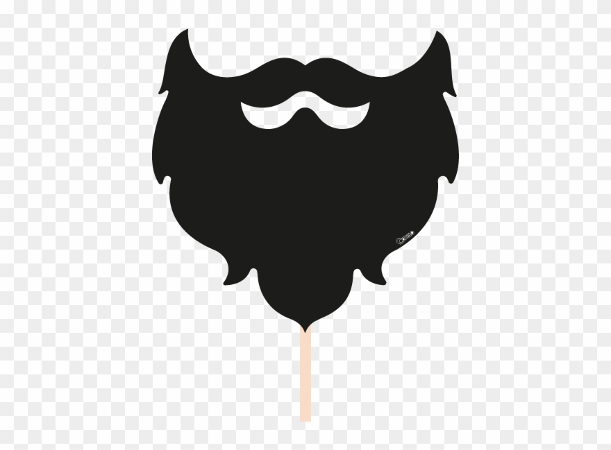 Vector Freeuse Library Beard Clipart Photo Booth - Props Beard - Png Download