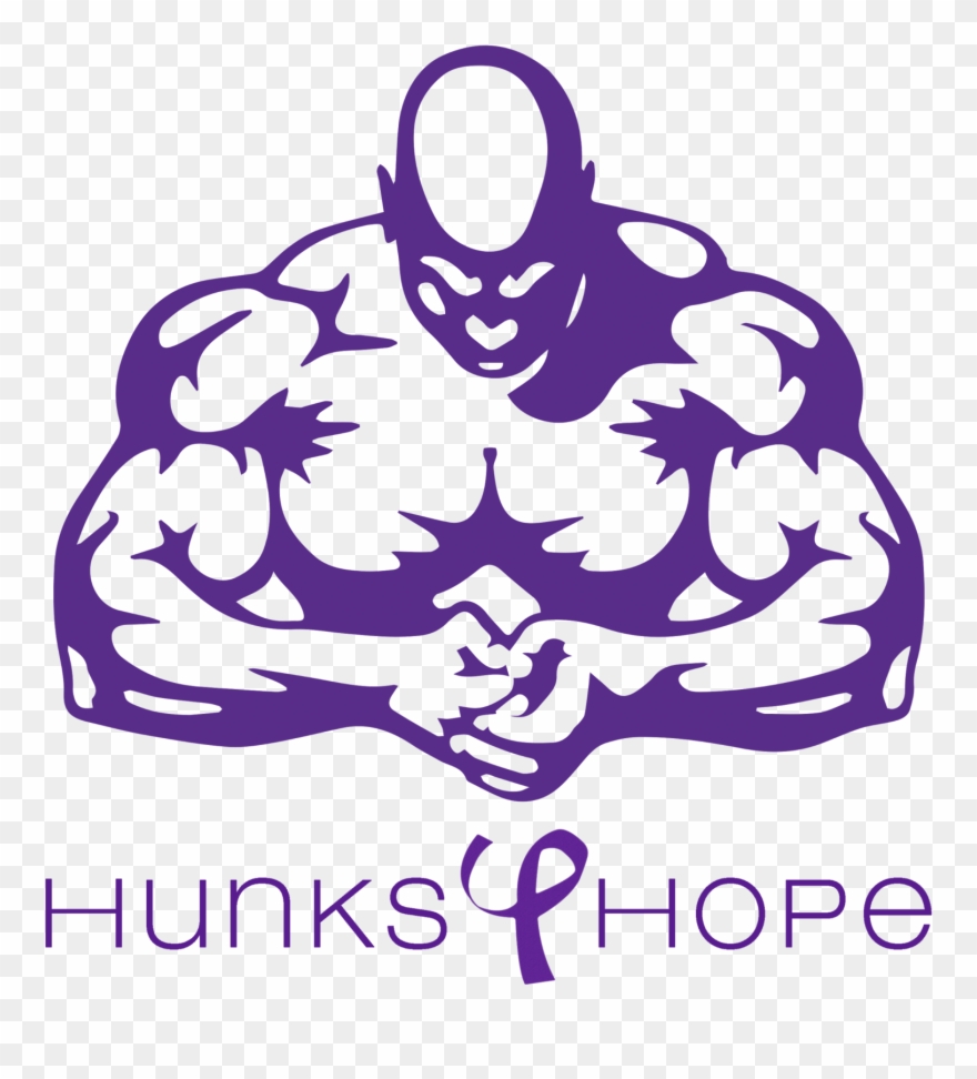 Hunks Hope Against Domestic Violence - Sets, Reps & Done! - Workout Journal Clipart