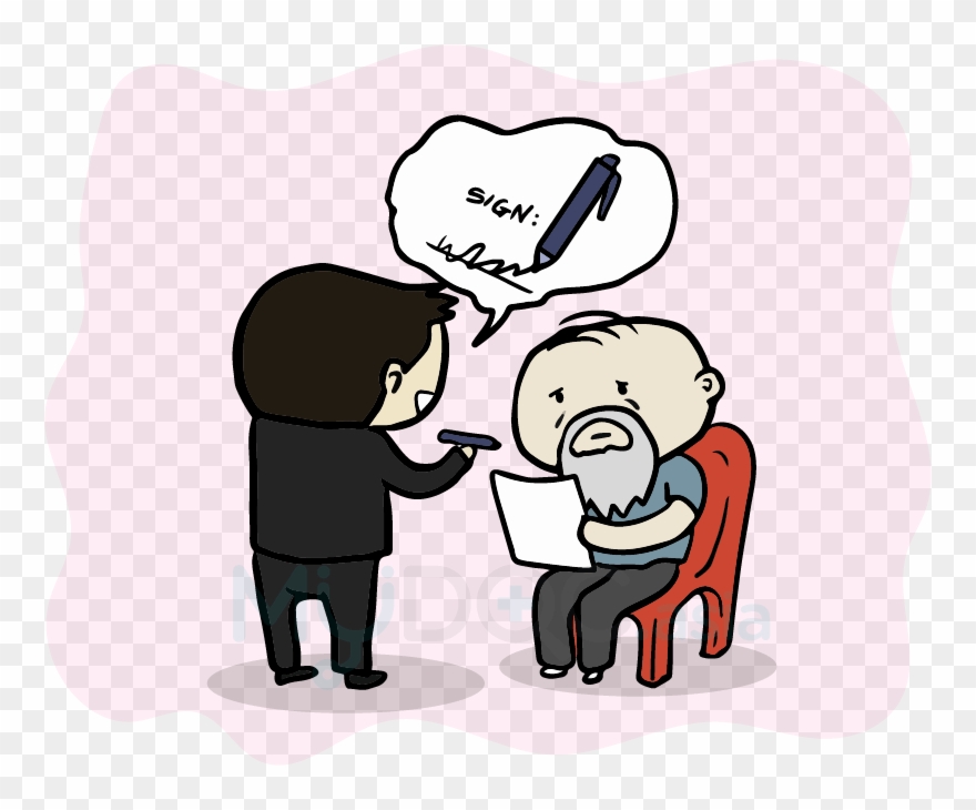 How To Protect Our Elderly Loved Ones - Physical Abuse Clipart