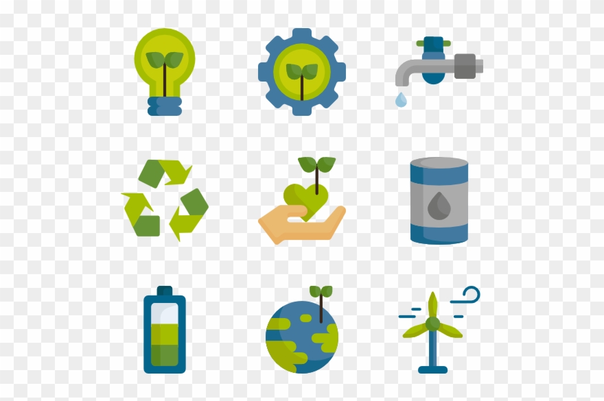 Clipart Library Download Renewable Energy Icons Free - Flat Icon Sustainable - Png Download