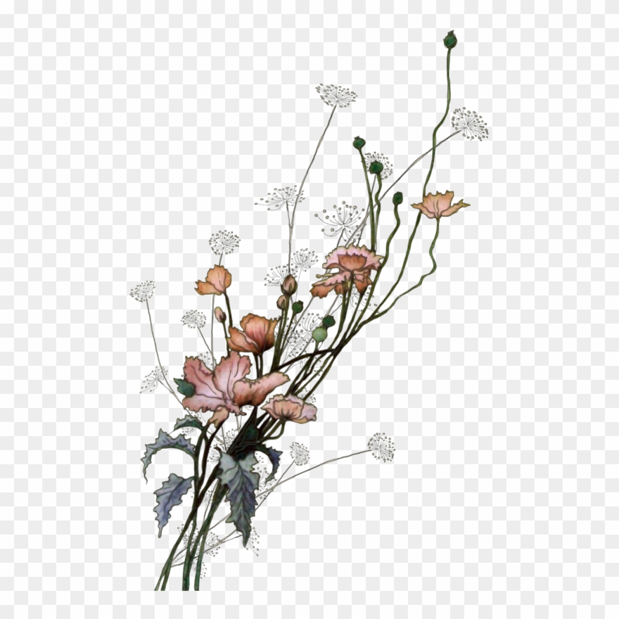 Fairy Tale Illustrations Flower Clipart