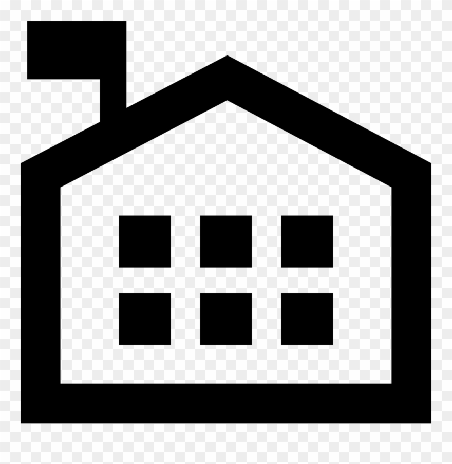 School Building With A Flag Comments - Icono De Escuelas Clipart