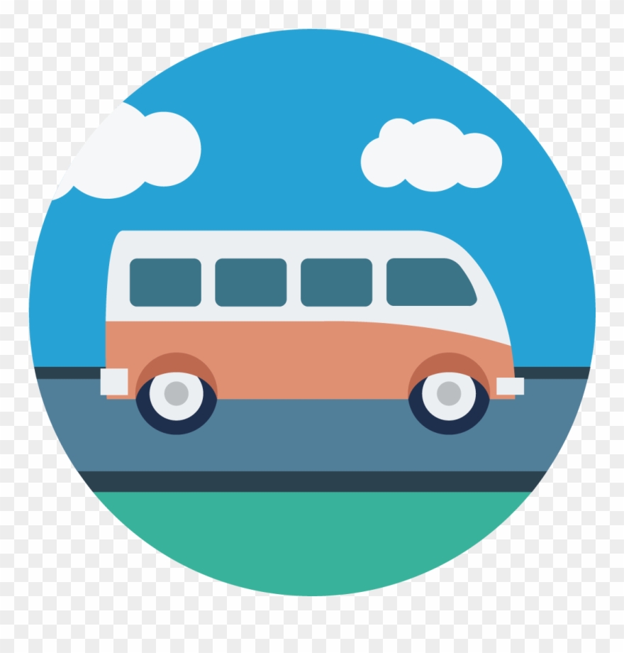 Make It Fun - Bus Tour Icon Clipart