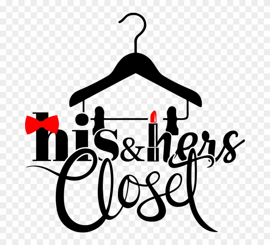 His & Hers Closet Logo - Clothes Hanger Clipart