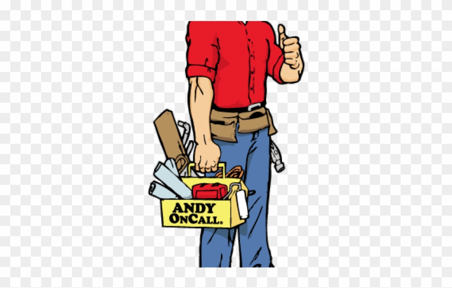 Electrician Clipart Craftsman - Andy On Call - Png Download