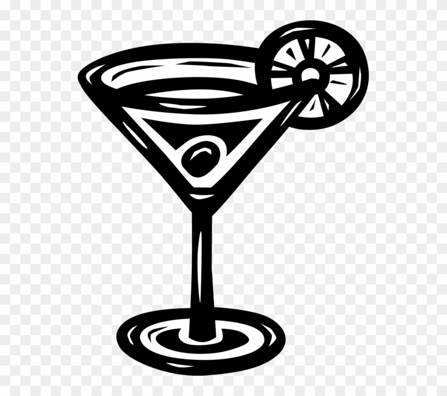 Martini Vector Png - Cocktail Vector Png Clipart