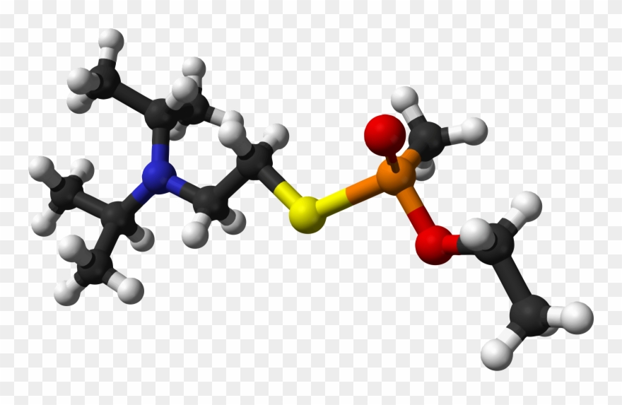 Kim Jong-nam Was Killed With Nerve Agent - Vx Molecule Clipart