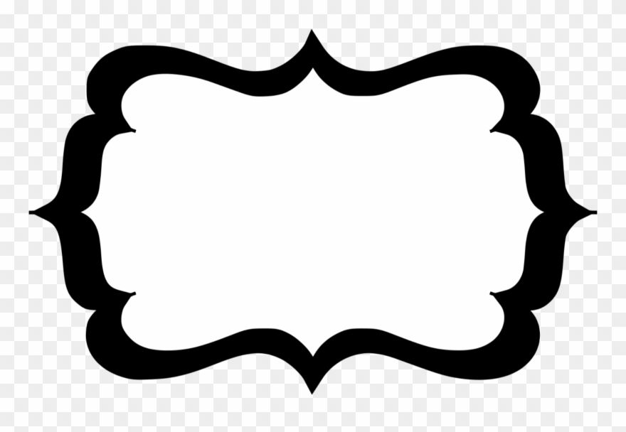 Gift Outline Desktop Backgrounds - Name Plate Png Clipart