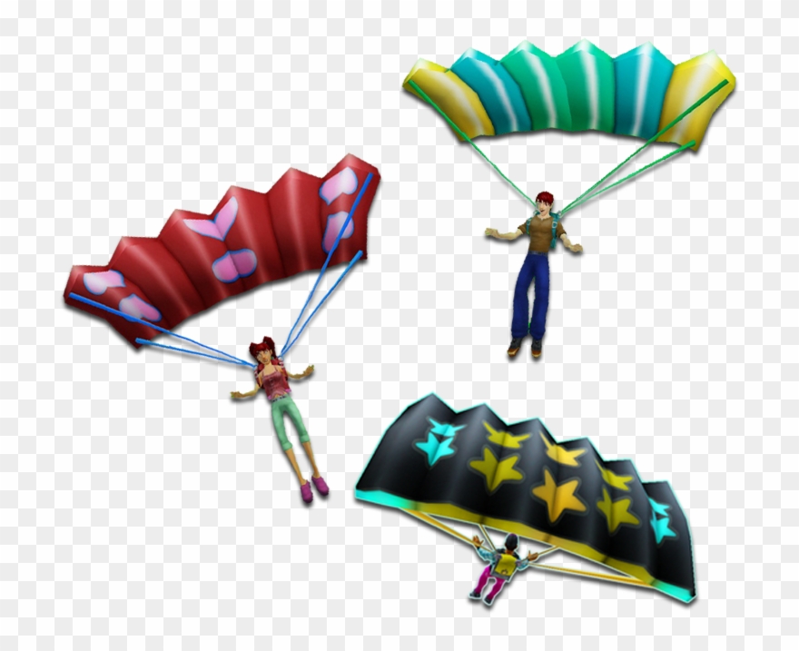 Parachute Clipart Parachute Game - Illustration - Png Download
