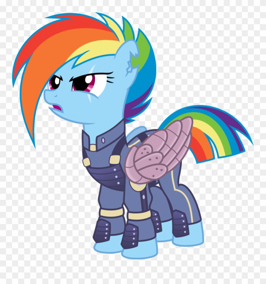 Clipart Library Download Apocalypse Drawing Soldier - Mlp Rainbow Dash Soldier - Png Download