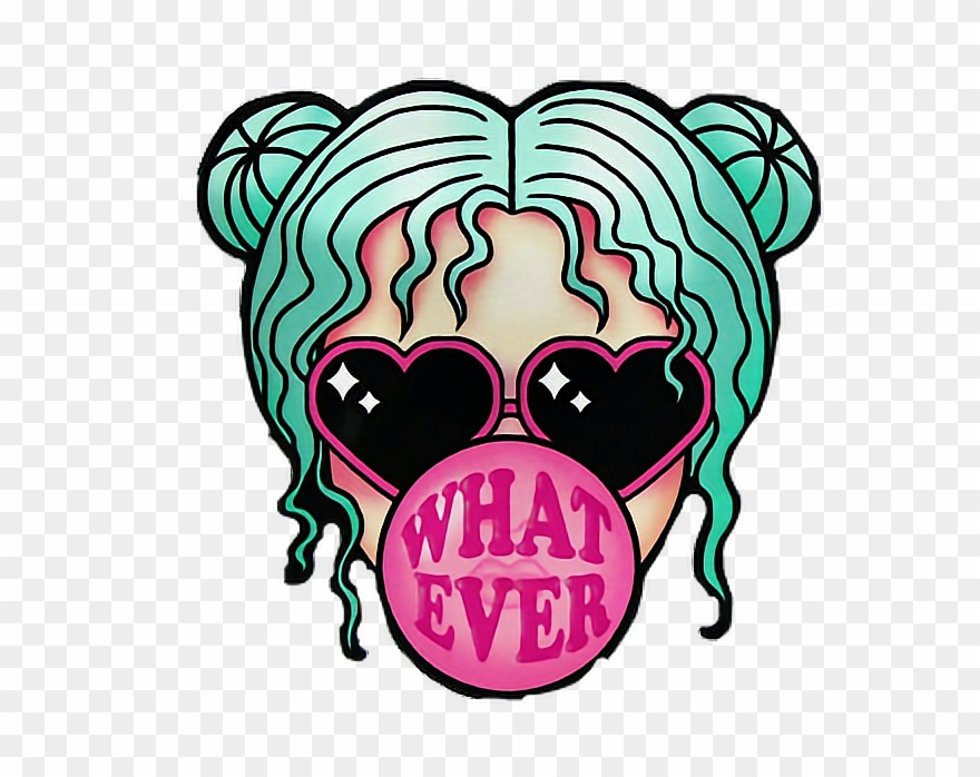 Cute Clip Art Tumblr Tumblr Backgrounds - Whatever Charm Choker - Kei, Aesthetic, Pastel Grunge, - Png Download