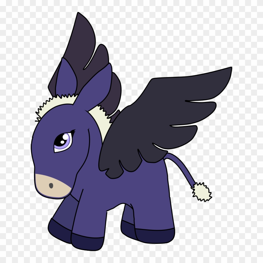 Medium Image - Flying Donkey Png Clipart