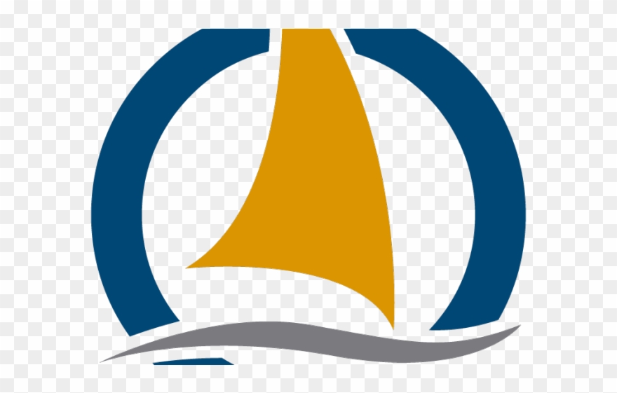 Sailing Clipart Yatch - Catamaran Logo Sail - Png Download