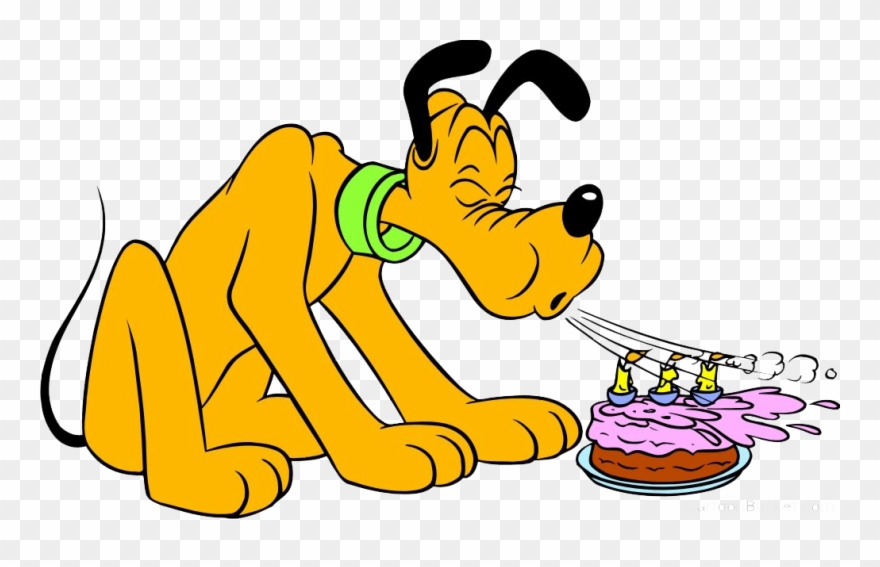 Pluto Png Transparent - Happy Birthday Disney Pluto Clipart