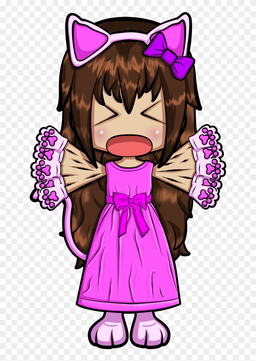 Girl Screaming Png - Drawing Clipart