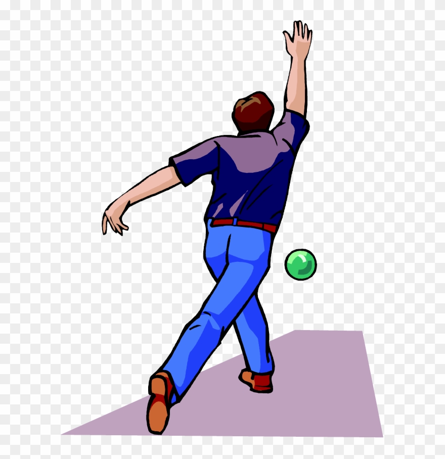 Clipart Man Bowling - Clip Art Bowling Man Hd Vector Png Transparent Png