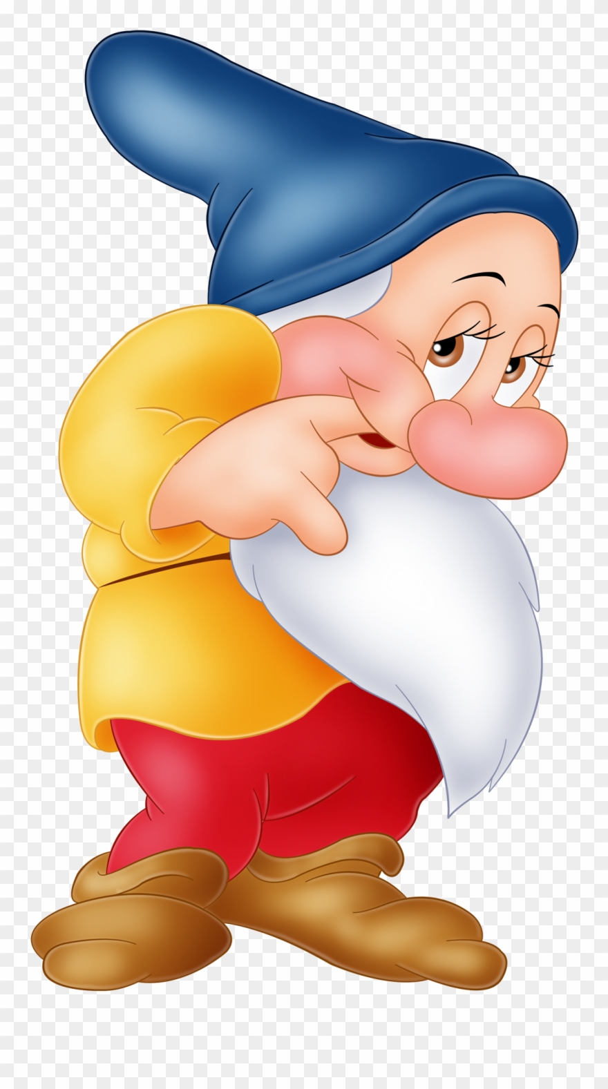 Snow White Dwarf Bashful Clipart