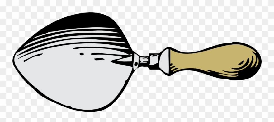 Onlinelabels Art Trowel - Colher Pedreiro Desenho Png Clipart