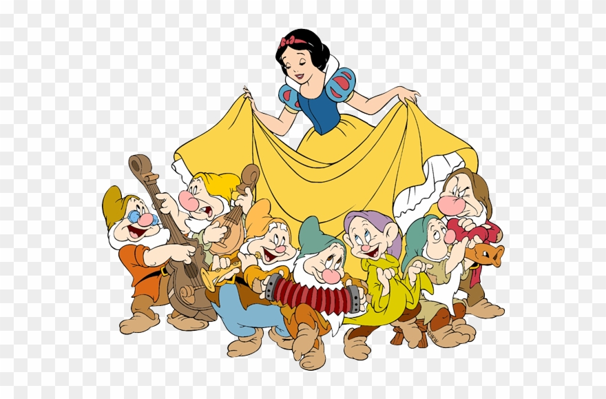 House Clipart Seven Dwarfs - Snow White Seven Dwarfs - Png Download