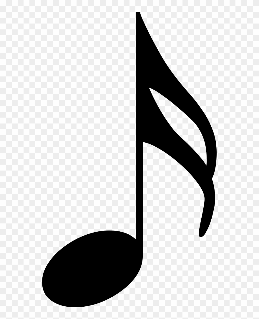 Happy Eighth Note Clipart - Sixteenth Note Clipart Black And White - Png Download