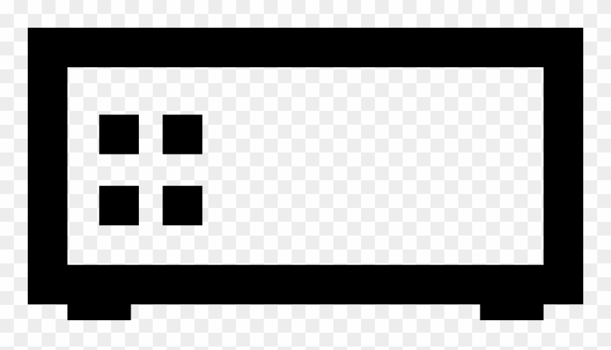 Clip Art Library Stock Box Svg Open Top - Monochrome - Png Download