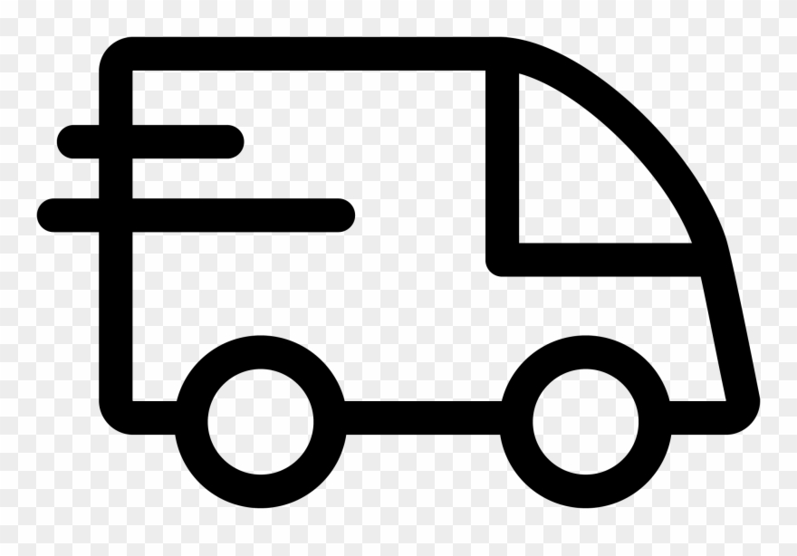 Delivery Truck Comments - Courier Icon Png Clipart