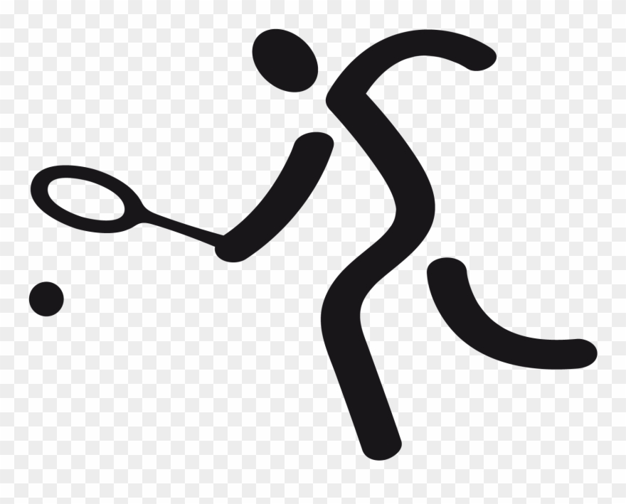 So Sportsicon Tennis Black - Special Olympics Tennis Icon Clipart