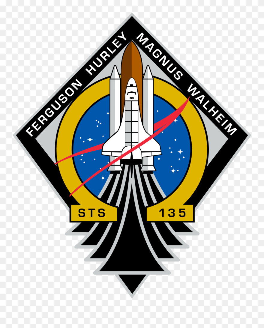 Sts-135 Patch - Sts 135 Atlantis Patch Clipart