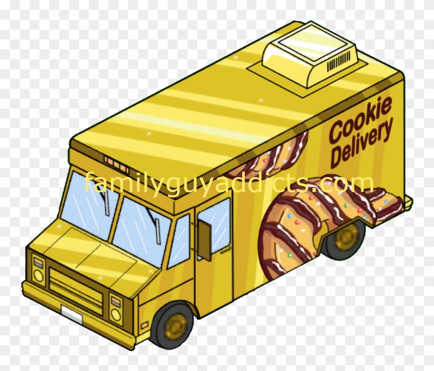Cleveland Jr Practice Tuba Gold Cookie Delivery Truck - Cookie Delivery Clipart