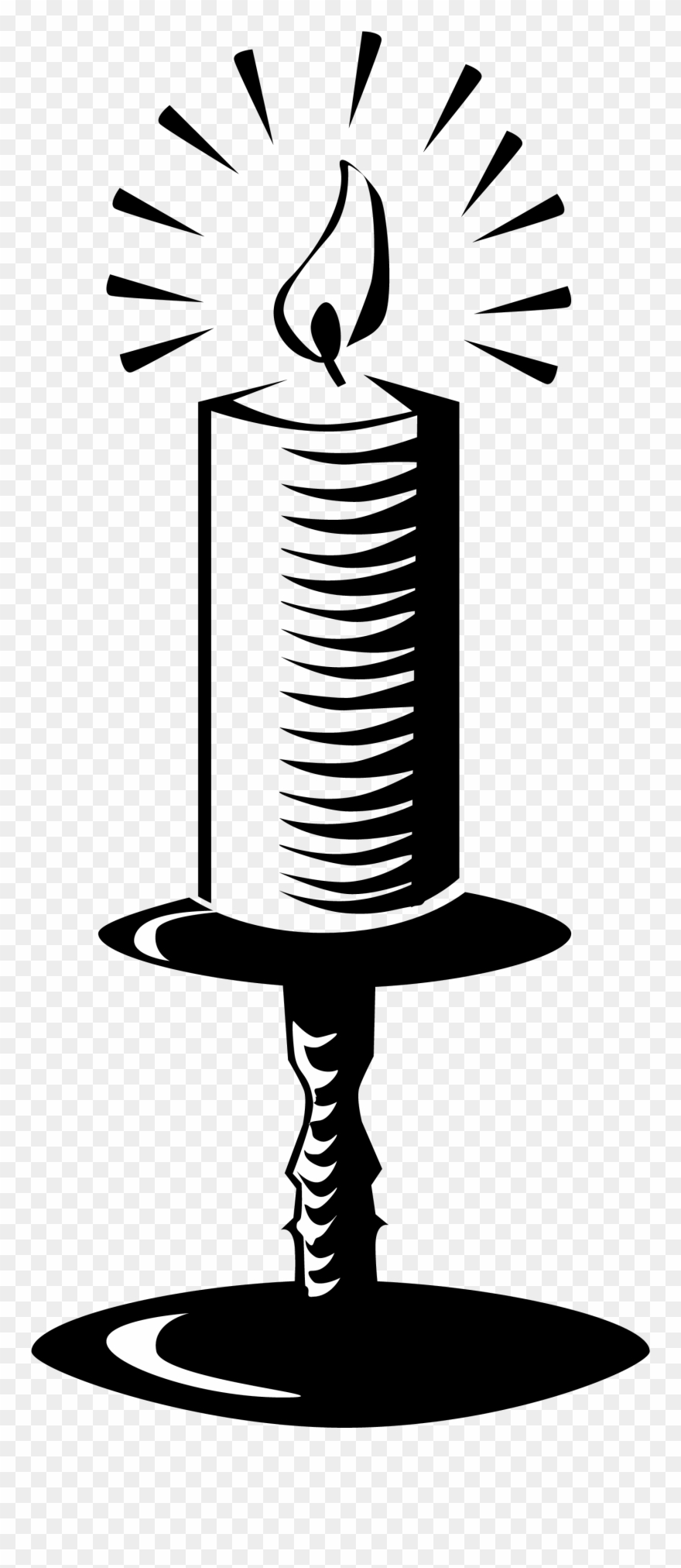 Candle And Candlesti - Candle Pictures Clip Art - Png Download