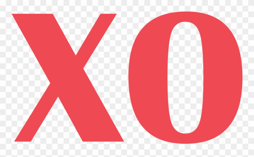 Xo Wordmark 2 - Red Xo Png Clipart