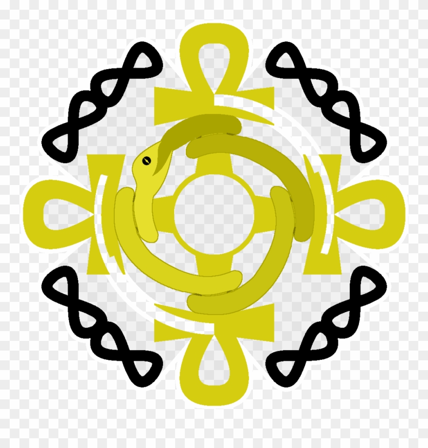 This Layer Depicts Ouroboros, The Mythological Serpent - Thank You For Coming To My Spa Party Clipart