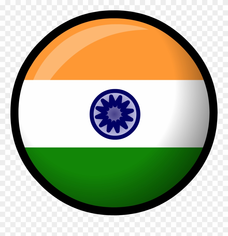 Image India Flag Clothing Icon Id 527 Png Club Penguin - Circle Indian Flag Transparent Clipart