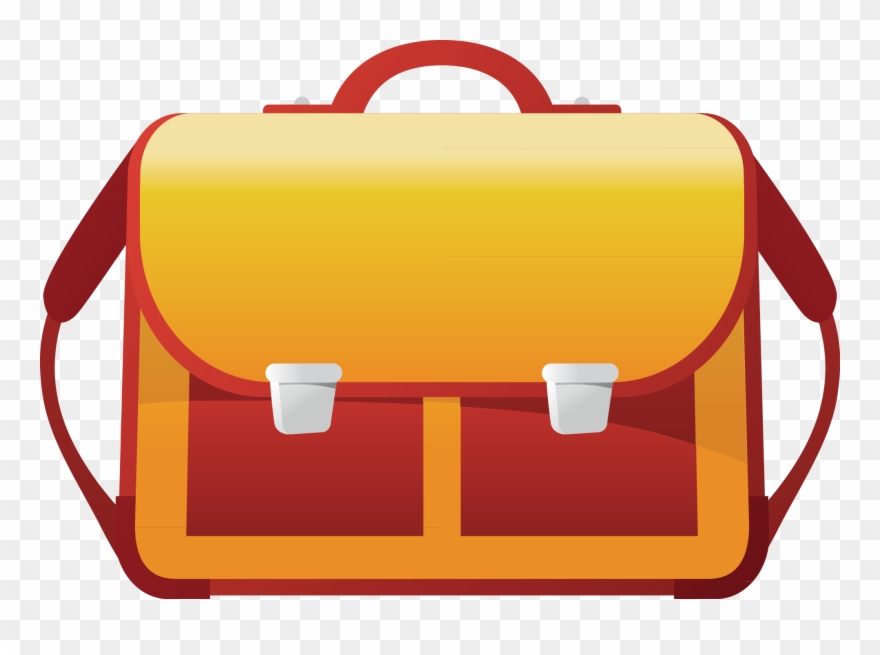 Png Free Stock Briefcase Clipart Orange - Cartable Image Clipart Transparent Png