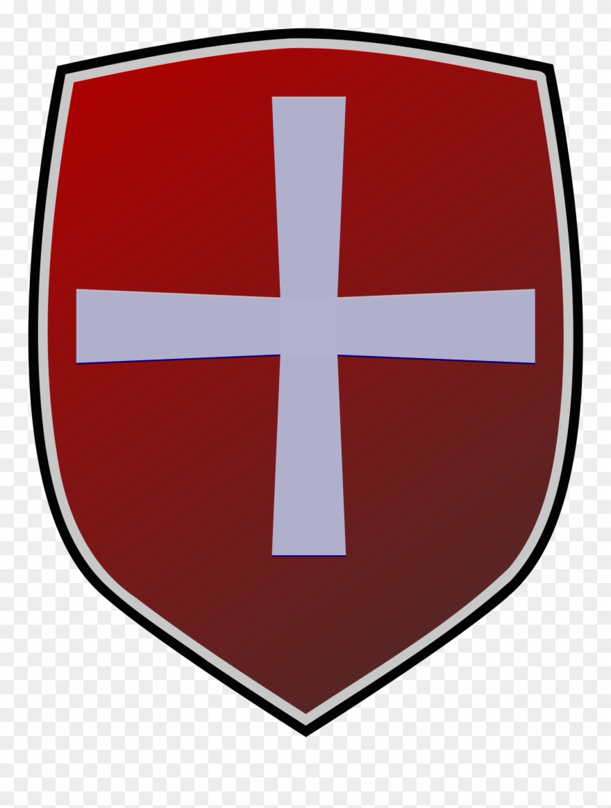 Cross Clipart Shield ~ Frames ~ Illustrations ~ Hd - Icon - Png Download