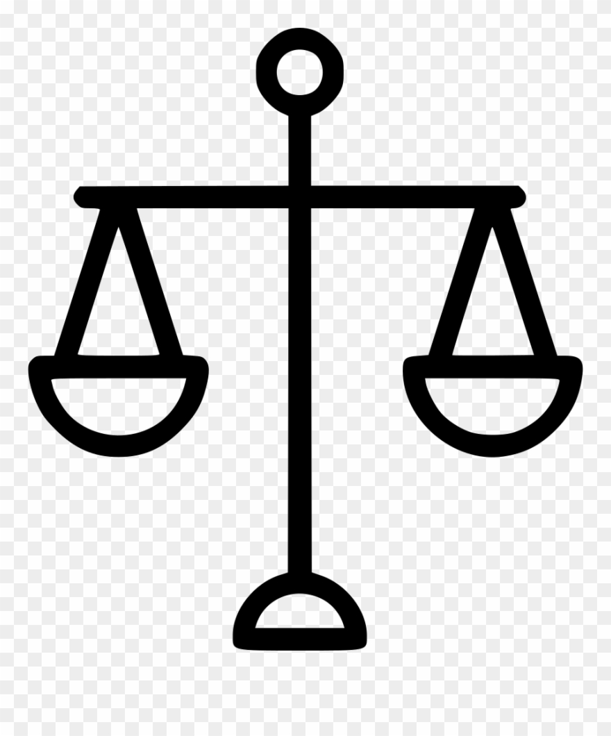 Balance Scale Png - Law Icon Clipart