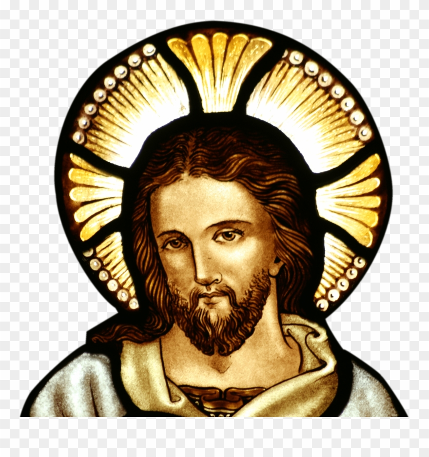 Jesus Stained Glass - Jesus Christ Clipart